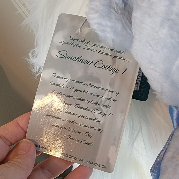 Vintage Thomas Kinkade Bean Bag Bear - Picture 11 of 16